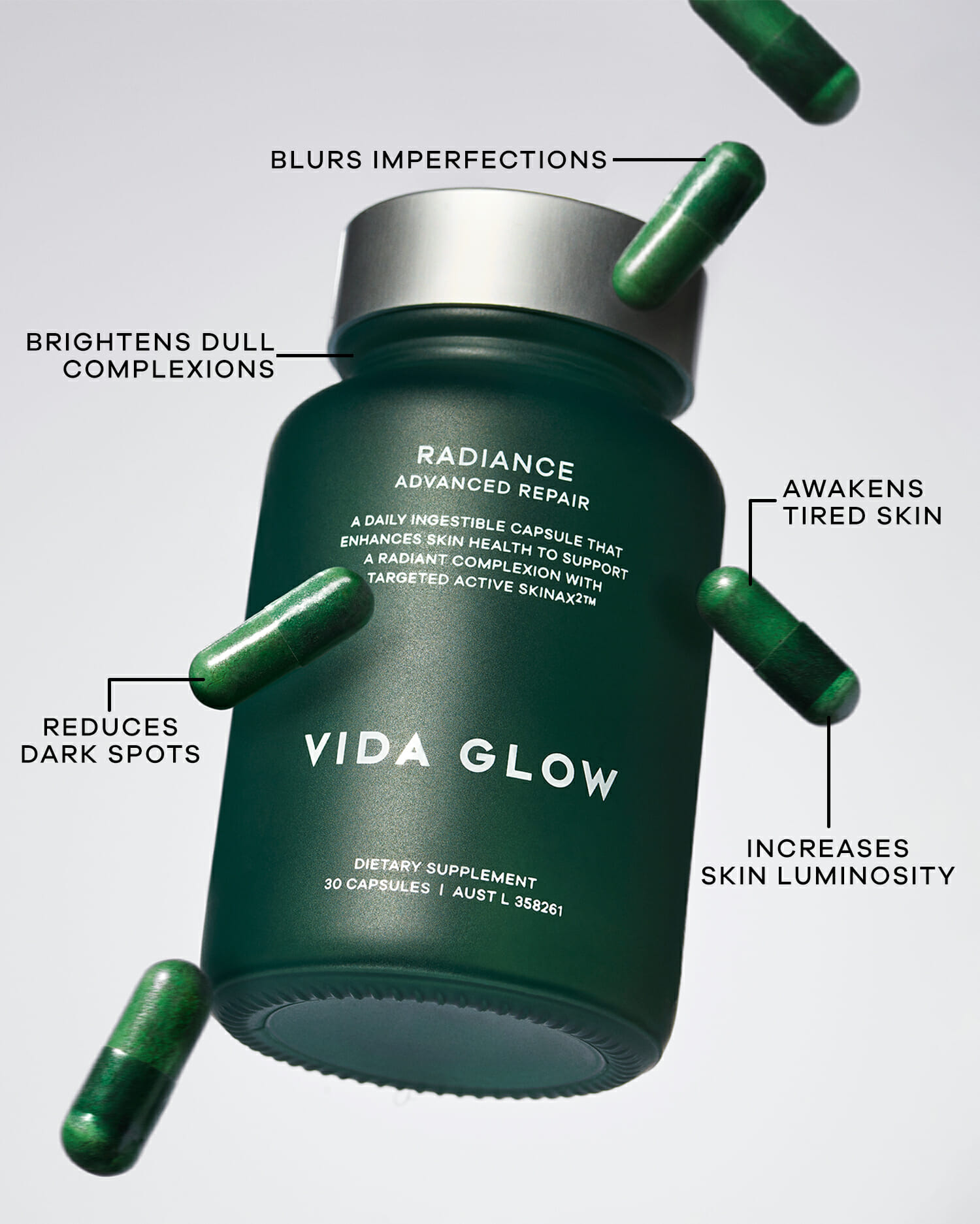 3 Vidaglow Radiance Advanced Repair Benefit Map