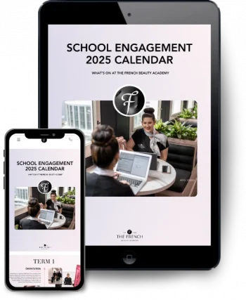 Beauty Vet Courses - School Engagement 2025 Calendar. The French Beauty Academy